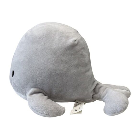 Kellytoy Gray Whale Baby Rattle 10" Soft - Picture 1 of 6